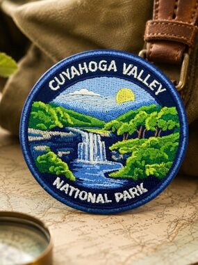 Cuyahoga Valley National Park Patch – 3 Inch Embroidered Nature Badge